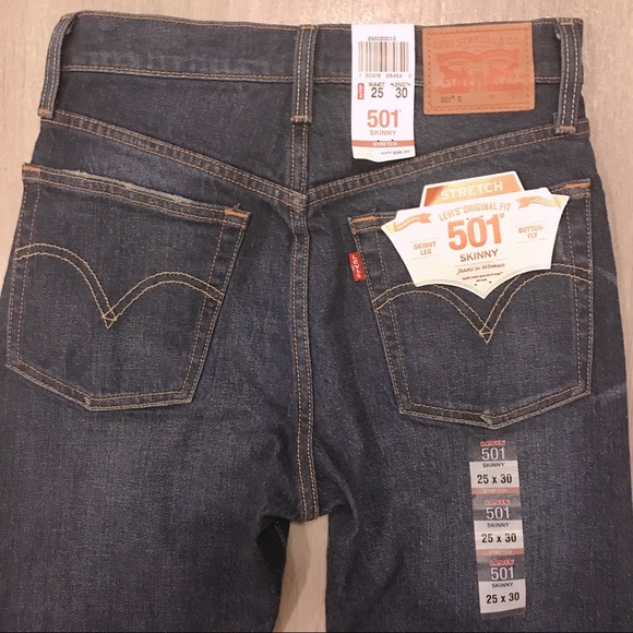 Levi's Denim - 🍾Levi’s 501 Stretch Skinny Jeans Song For Forever